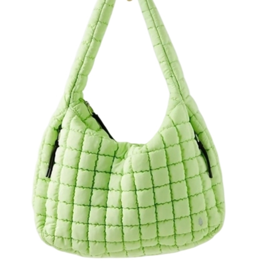 FP Movement Lime Quilted Shoulder Bag
